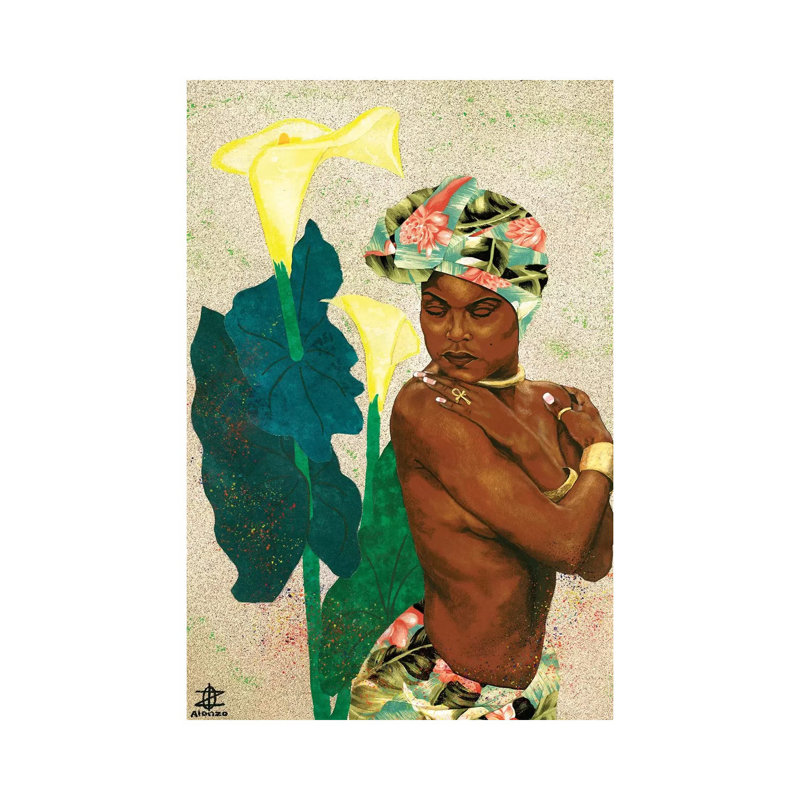 Woman Strong II by Alonzo Saunders - Wrapped Canvas Gallery-Wrapped Canvas Giclée, 30.48 cm H x 45.72 cm W