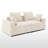 Makassar 78“ Square Arm Loveseat Modular Chenille Sofa-874300226