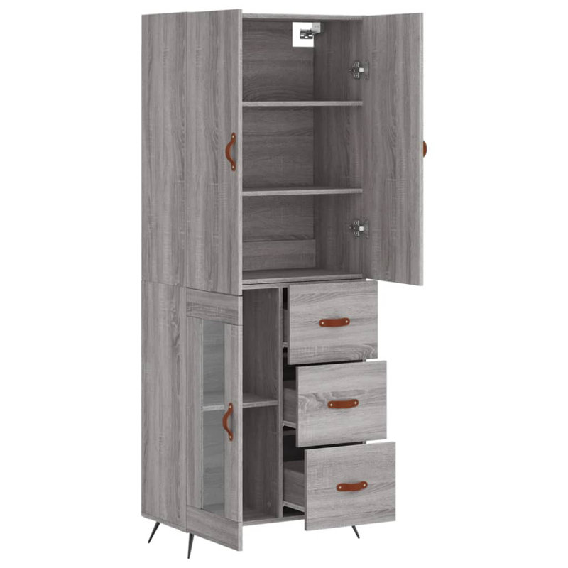 Daidone 69.5cm Sideboard, Grey Sonoma