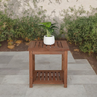 Mcgowan Solid Wood End Table