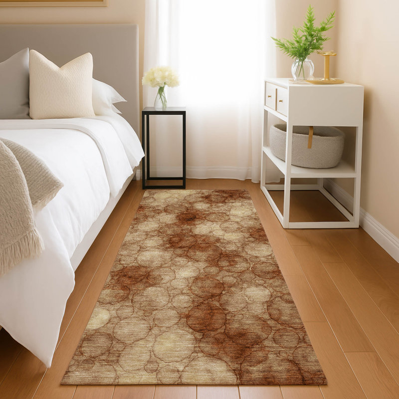 Machine Washable Indoor/Outdoor Chantille ACN2424 Abstract Rug, Runner 2'3" x 7'6"