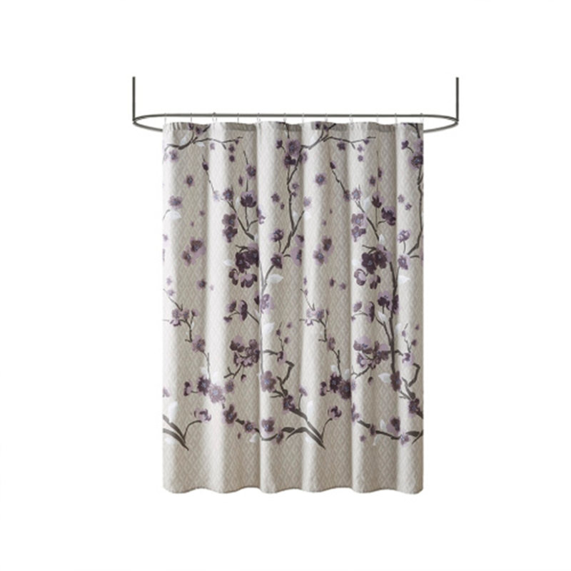Rideau de douche en coton