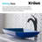 Glass Rectangular Vessel Bathroom Sink with Faucet-35841307-35982050