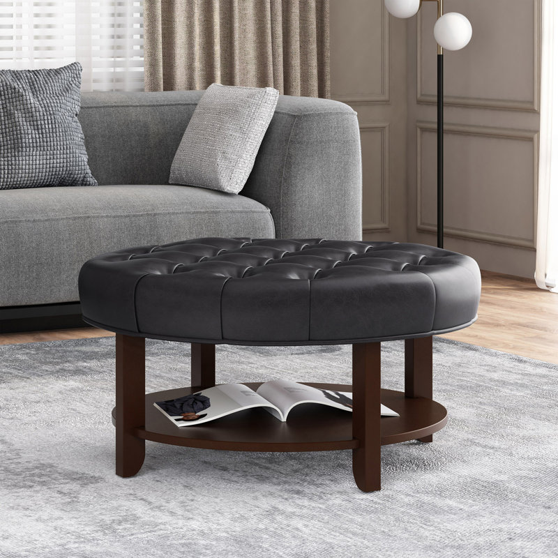 OTTOMAN ROND, Noir