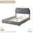 Lovensky Upholstered Wool Platform Bed-704515191-704515184