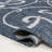 Maribel Traditional Classic All-Over Scroll Navy/Cream Indoor/Outdoor Rug-1019235293