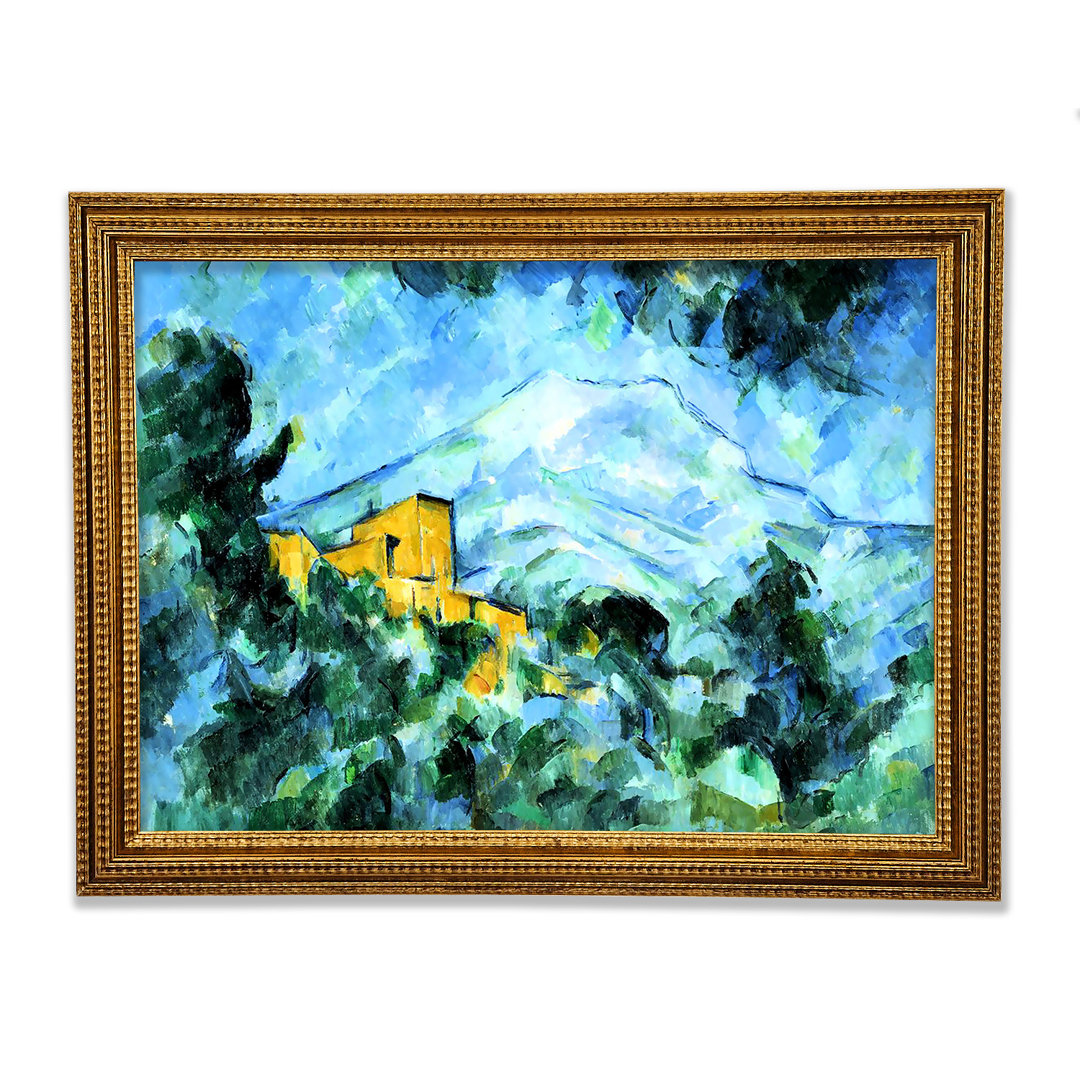 Cezanne Mont Sainte-Victoire und Chateau Noir - Einzelne Bilderrahmen Kunstdrucke