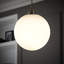 Metropolis Glass Round Pendant Shade in White