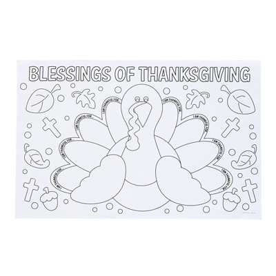 Keren Paper Kids Rectangle Placemat