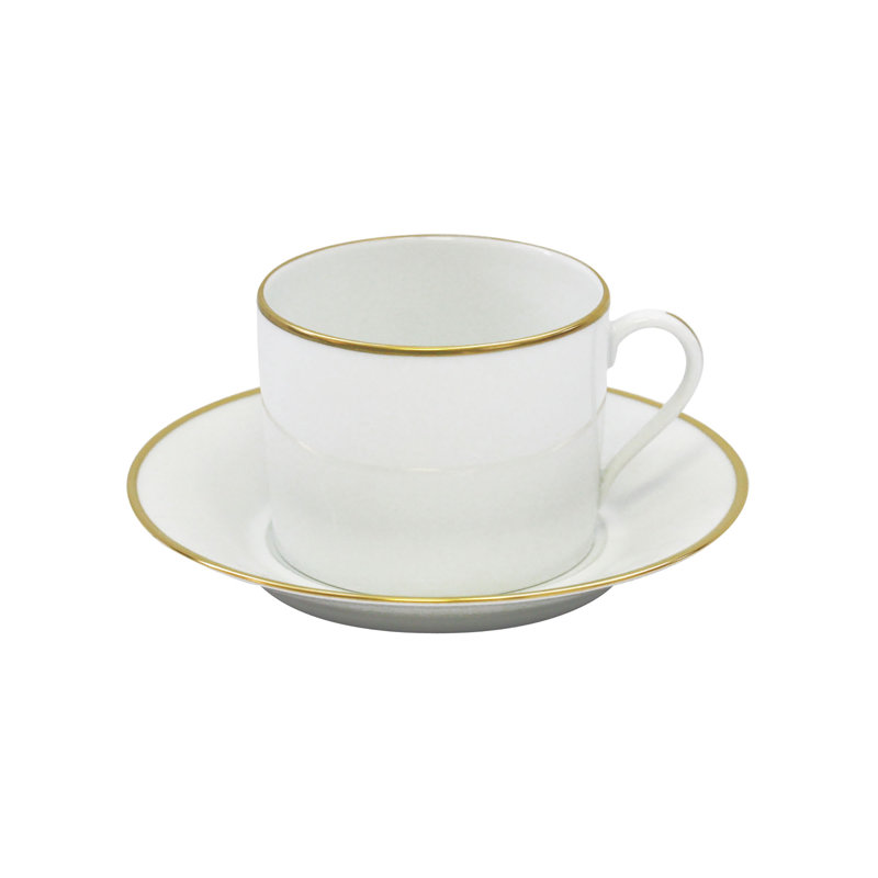 Orsay Porcelain Cappuccino Cup, Gold