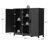 Kainaat 31.7'' Tall Floor Storage Cabinet with 2 Doors and 2 Open Shelves