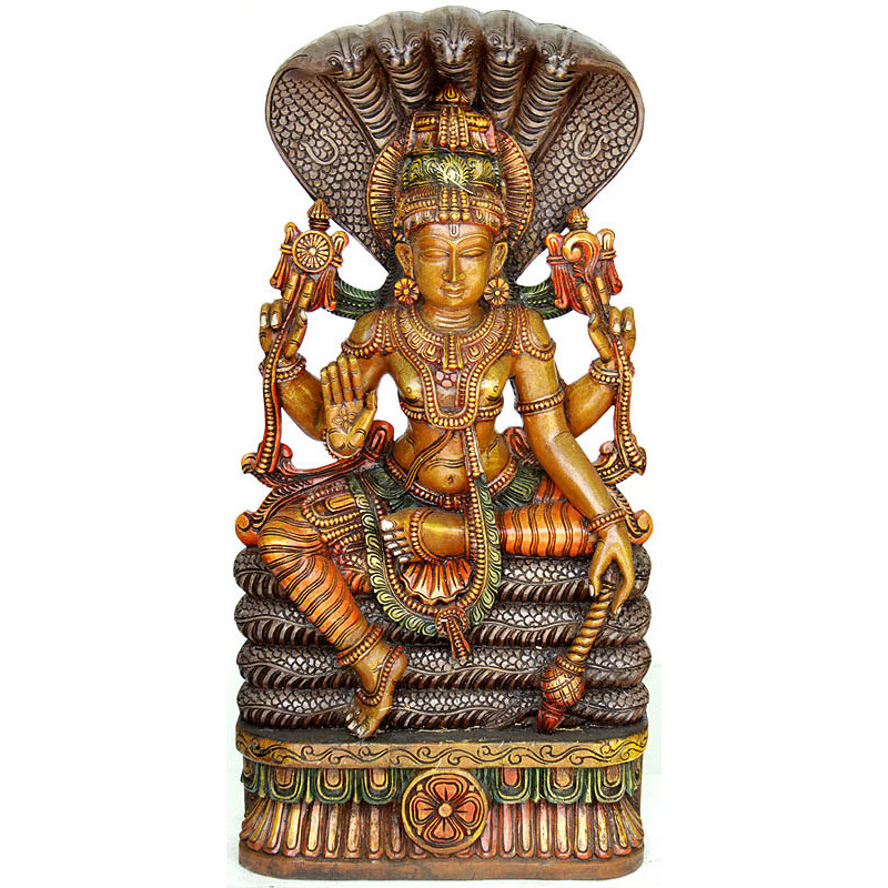Lord Vishnu On Sheshasanaga