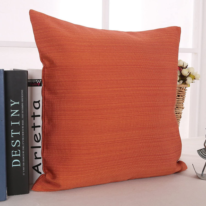 Reversible Pillow Cover, Orange