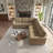 L-Shaped Sectional Sofa with Pull-Out Bed