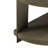 Euzelia Sofa Table w/ Metal Legs and Open Shelves
