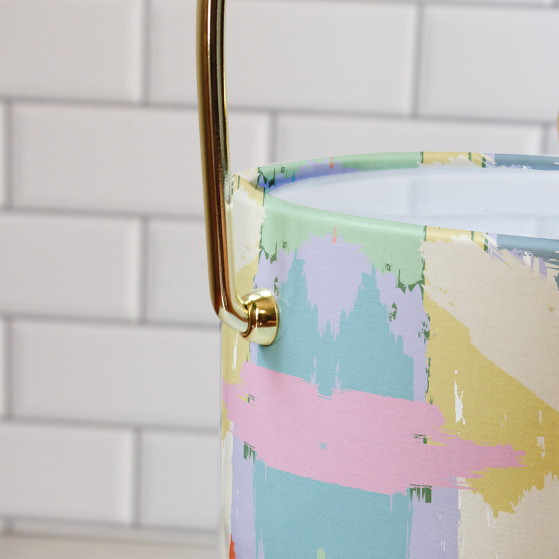 Mila Citrus Pink Ice Bucket, Purple/Blue/Green