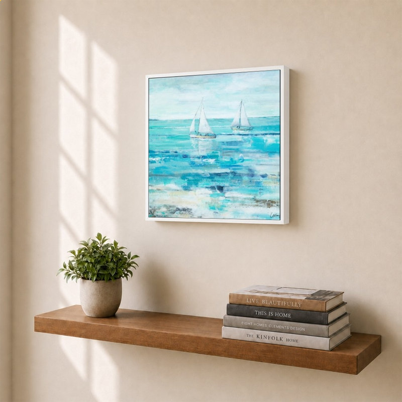 Duo de voiliers par Lorenzo Collective - Impression sur toile