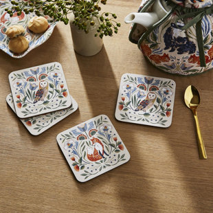 Blackthorn Square 4 Piece Coaster Set