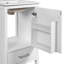 Meuble-lavabo autoportant de 20 po avec lavabo, tiroir et porte en céramique Denbo-353169933