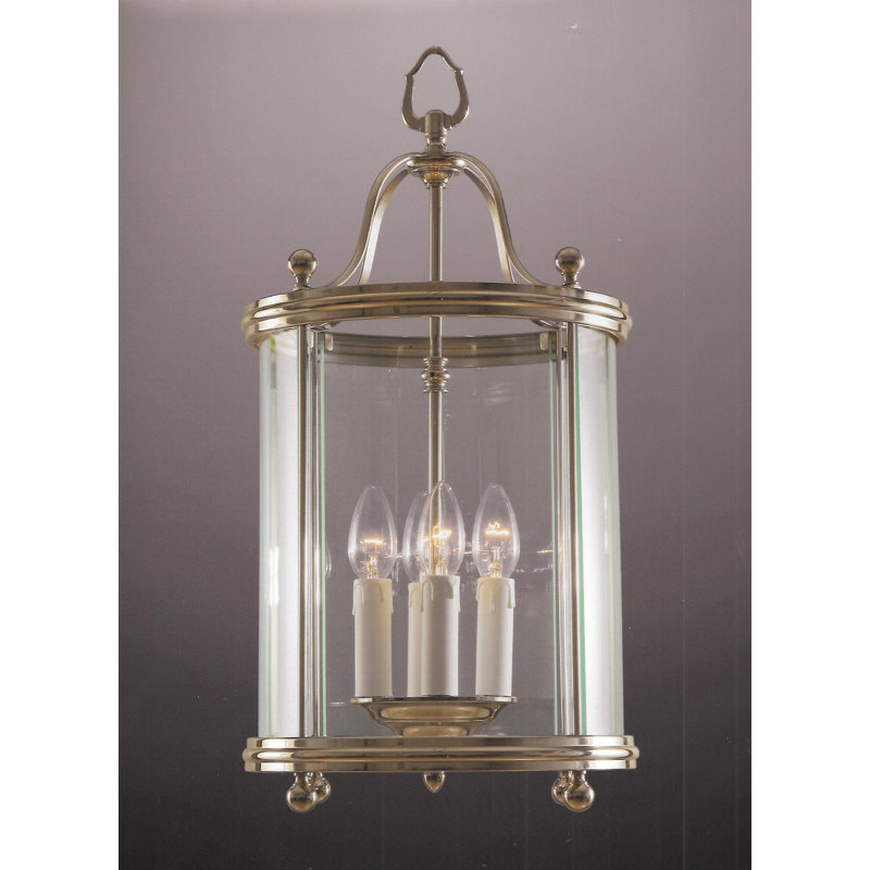 Bathampton 4 - Light Lantern Pendant, French Gold