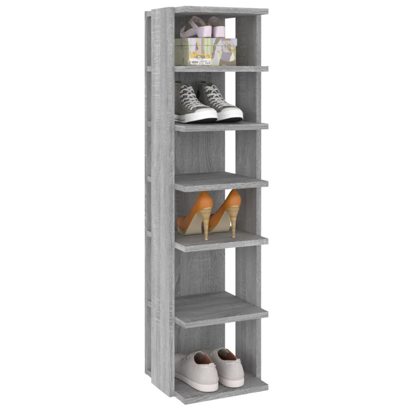 12 Pair Shoe Storage, Grey Sonoma