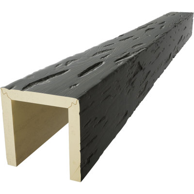 Pecky Cypress Endurathane Faux Wood 3-Sided Ceiling Beam (U-beam)