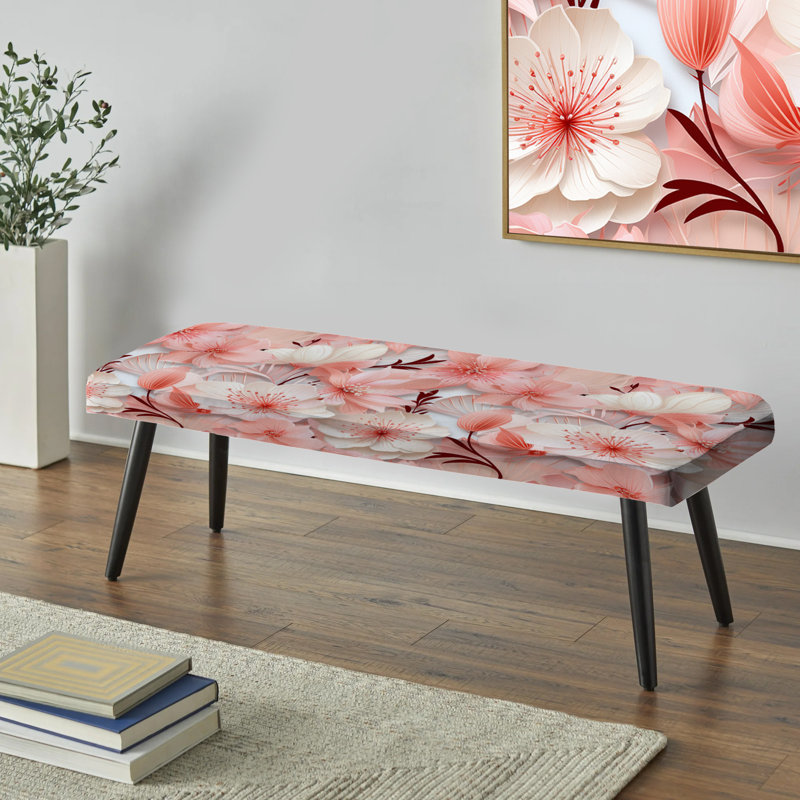 Banc rembourré noir Tropical Seasance Elegance II