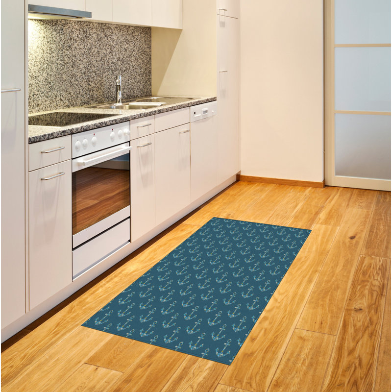 Anchor High Density Long Fiber Poly Threads Decorative Area Rug Carpet, Rectangle 4' x 5'8"