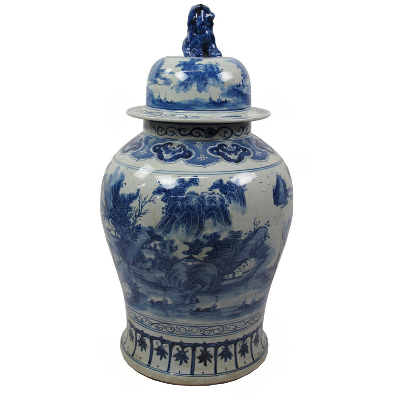Handmade Ceramic / Porcelain Ginger Jar