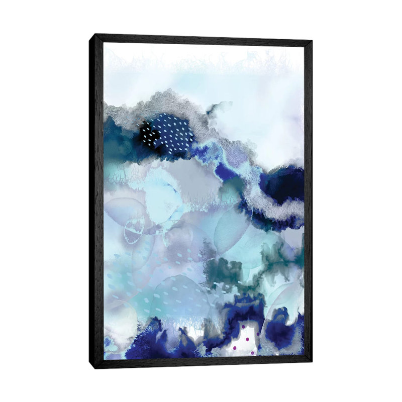 Evolving II by Urban Epiphany - Painting on Canvas, 101.6cm H x 66.04cm W x 3.81cm D, Black Framed