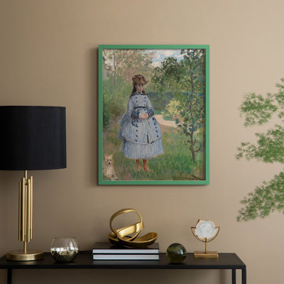 «Vintage Landscape LXVI», reproduction encadrée - bois massif