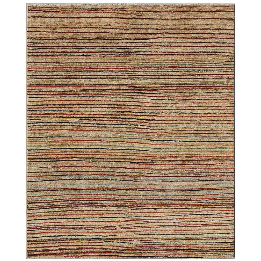 Geometric Hand Knotted 136cm X 165cm Area Rug