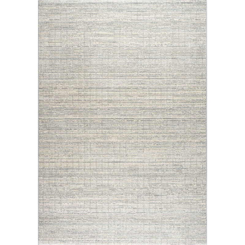Abstract Area Rug, Rectangle 120 cm x 170 cm, Cream