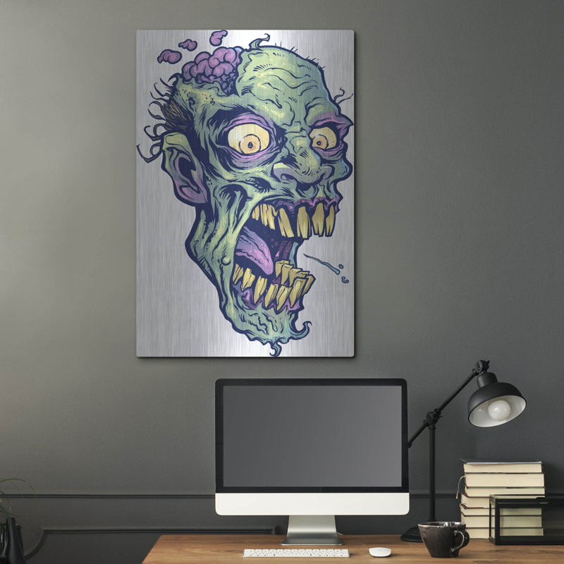 "Zombie Pattern Head 14" par Flyland Designs, H 36 po x l 24 po
