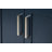Magnolia 43" Single Bathroom Vanity in Midnight Blue, with 1.5 Pure White Quartz Top, Rectangle Sink-1243715902-1228860238
