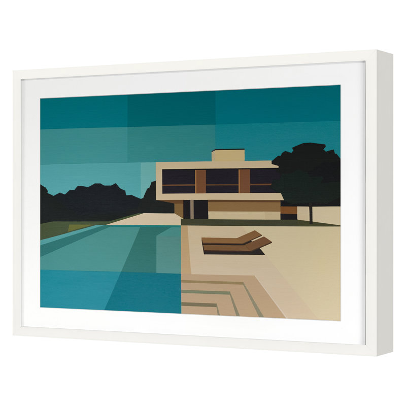 Summer House Print by Burgess, Andy, 25" H x 32" W, White