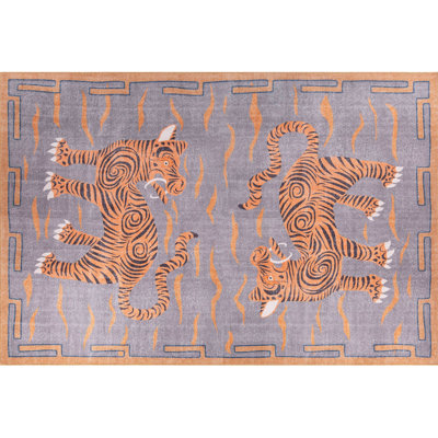 Tapis de couloir doux et durable, 100% polyester, 29,5 po x 59,1 po | Densité de 1850 g / m², hauteur des poils de 0,16 pouce | Polyester recyclé, lavable à la machine à 30 ° C | Idéal pour les vestibules et les espaces de vie