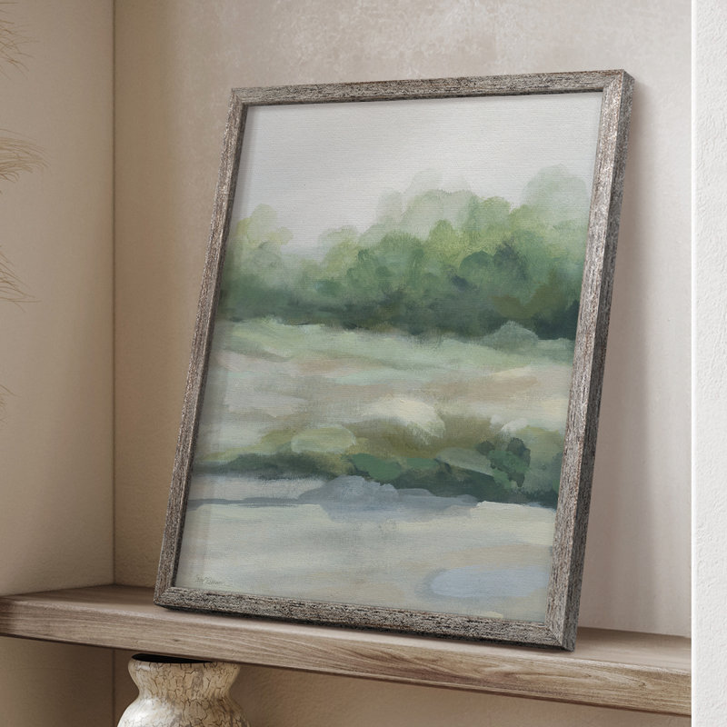 «Faded Morning I», reproduction encadrée - bois massif 50168, H 11 po x l 9 po