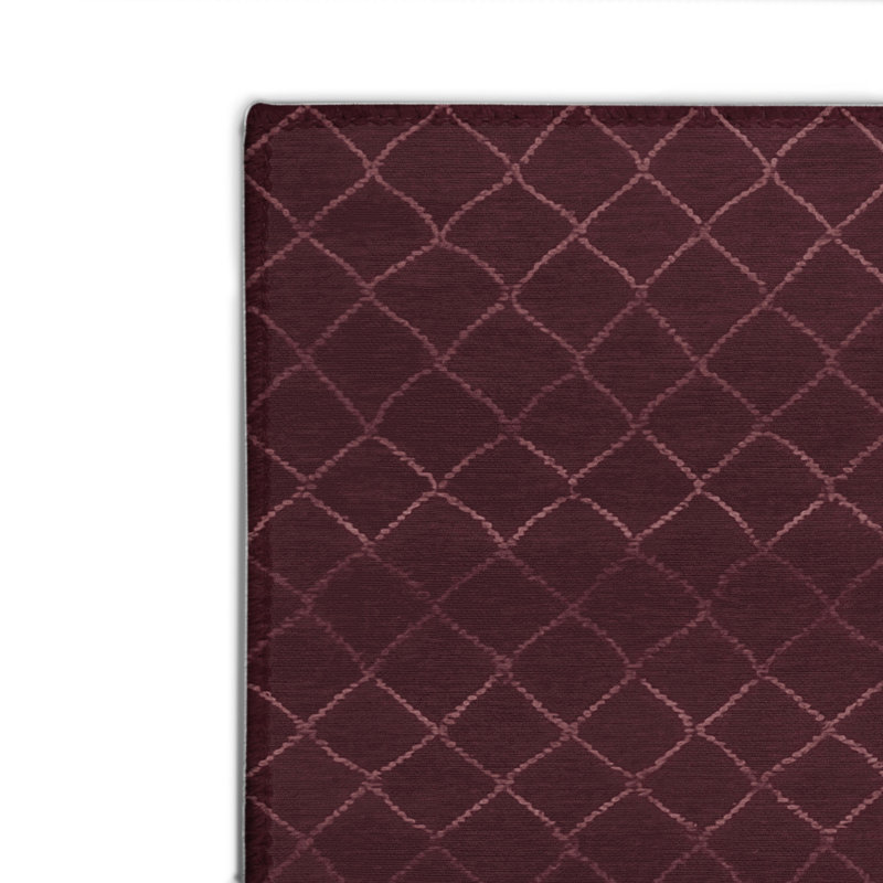 Trellis Red Indoor and Outdoor Area Rug, Rectangle 8' x 10'