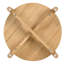 Table de bout ronde avec tablette de rangement ouverte Erim-462326800