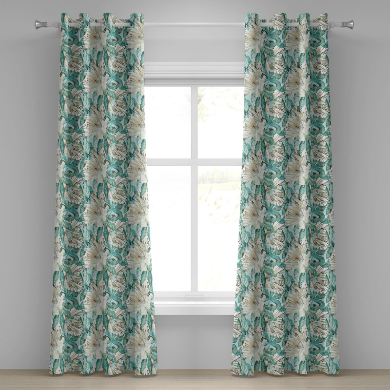 Semi Sheer Curtain Pair