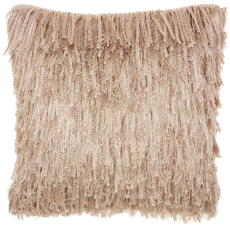 Housse de coussin carré et insert, Rosé