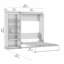 Lit escamotable avec rangement Dallanara-55325572
