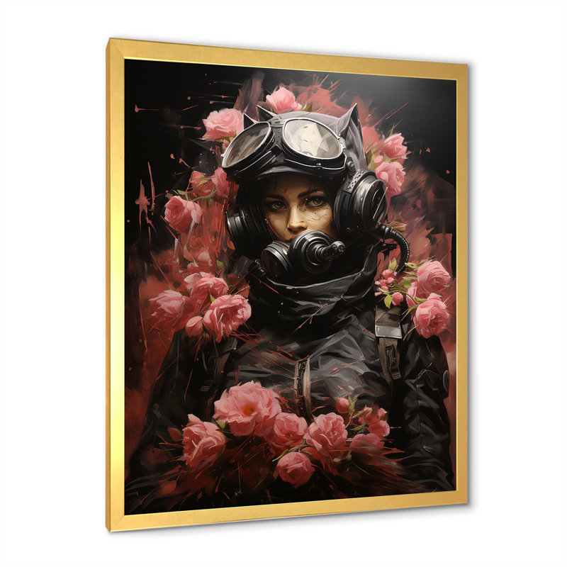 Art sur toile Feline, Cadre doré simple, H 20 po x l 12 po x P 1 po