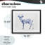 «Graceful Toile Deer», reproduction encadrée sous verre, lettrée et doublée-971327038-971327032