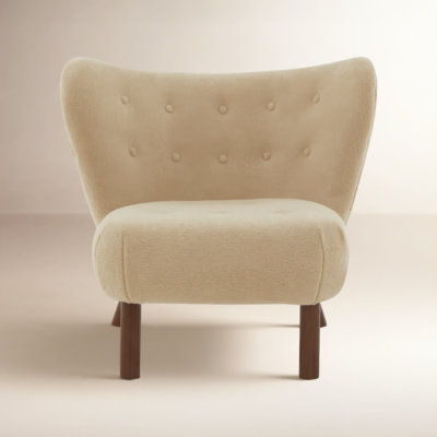 Cadwell Pine Wingback Chair