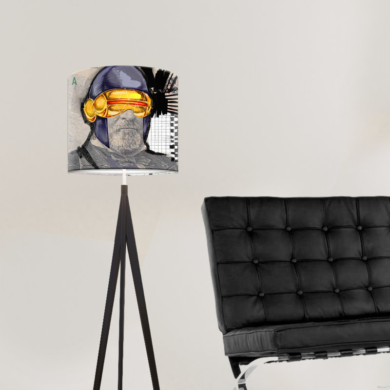 Hammer 29cm H Paper Drum Lamp Shade ( Screw On )