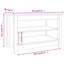 4 Pair Solid Wood Shoe Storage Cabinet-1303727618