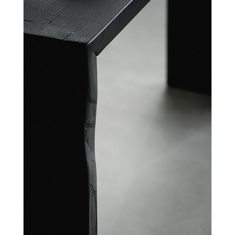 Black Rectangular Solid Wood Console Table, 29.53" H x 39.37" W x 11.81" D
