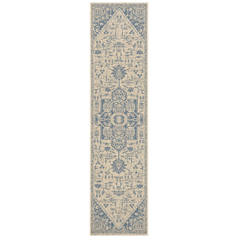 Leppert Geometric Area Rug, Runner 61 x 244 cm